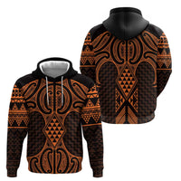 Karaka Maori Ta Moko Poutama Art Hoodie