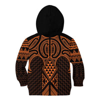 Karaka Maori Ta Moko Poutama Art Kid Hoodie