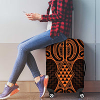 Karaka Maori Ta Moko Poutama Art Luggage Cover