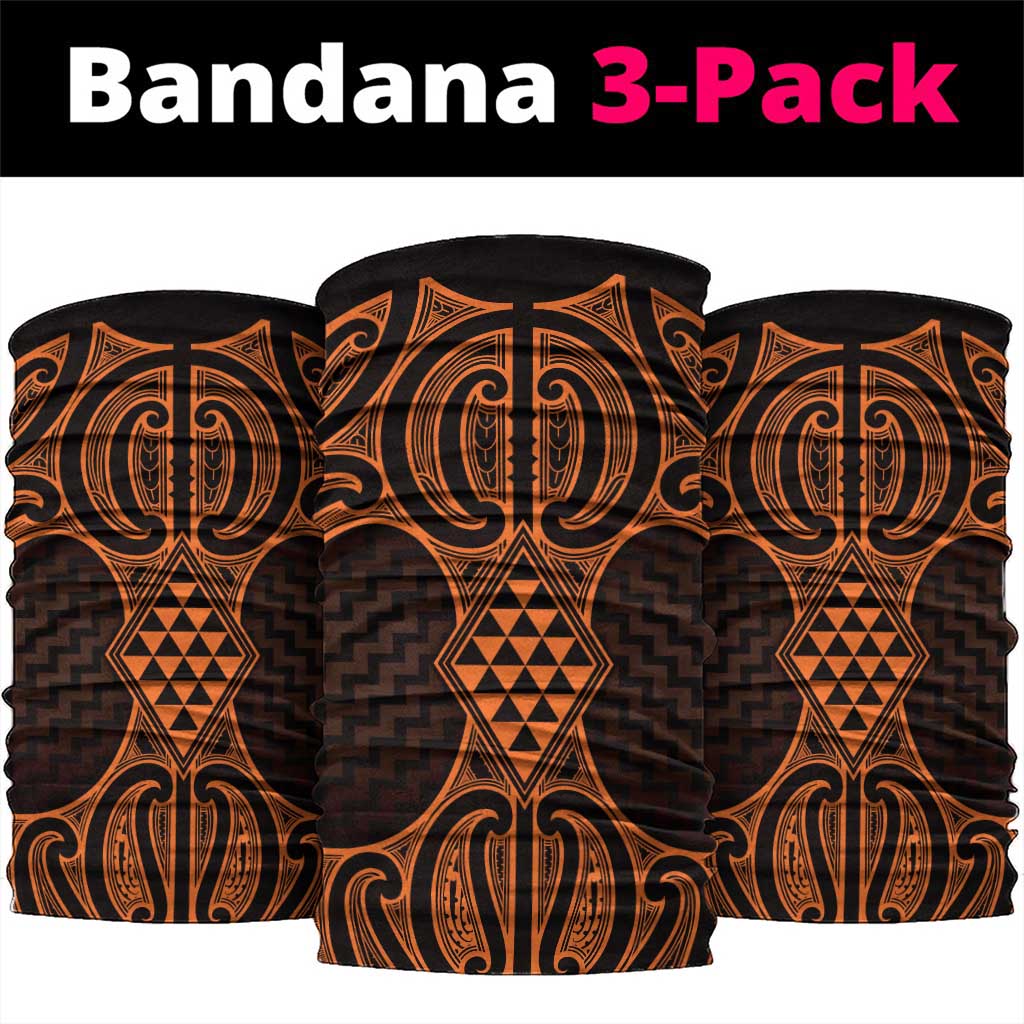 Karaka Maori Ta Moko Poutama Art Neck Gaiter - Polynesian Pride