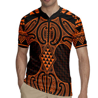 Karaka Maori Ta Moko Poutama Art Rugby Jersey LT9 - Polynesian Pride