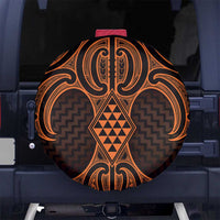 Karaka Maori Ta Moko Poutama Art Spare Tire Cover