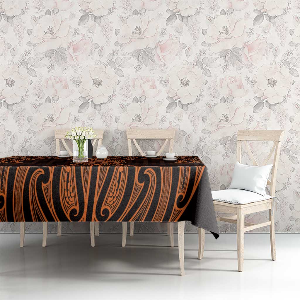 Karaka Maori Ta Moko Poutama Art Tablecloth LT9 - Polynesian Pride