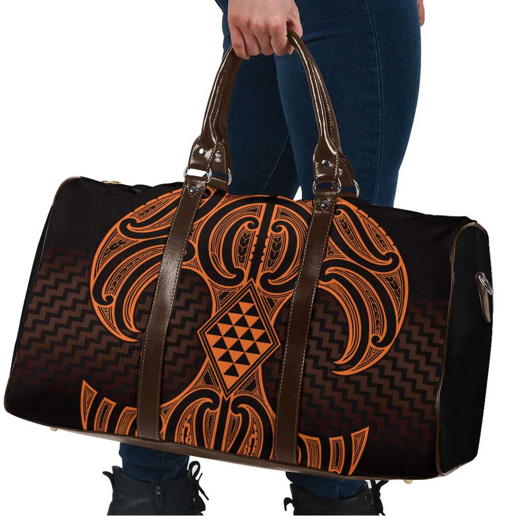 Karaka Maori Ta Moko Poutama Art Travel Bag - Polynesian Pride