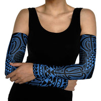 Kikorangi Maori Ta Moko Poutama Art Arm Sleeves - Polynesian Pride
