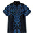 Kikorangi Maori Ta Moko Poutama Art Family Matching Off The Shoulder Long Sleeve Dress and Hawaiian Shirt