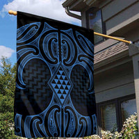 Kikorangi Maori Ta Moko Poutama Art Garden Flag LT9 - Polynesian Pride