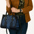 Kikorangi Maori Ta Moko Poutama Art Leather Bag - Polynesian Pride