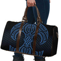 Kikorangi Maori Ta Moko Poutama Art Travel Bag - Polynesian Pride