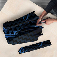 Kikorangi Maori Ta Moko Poutama Art Umbrella - Polynesian Pride