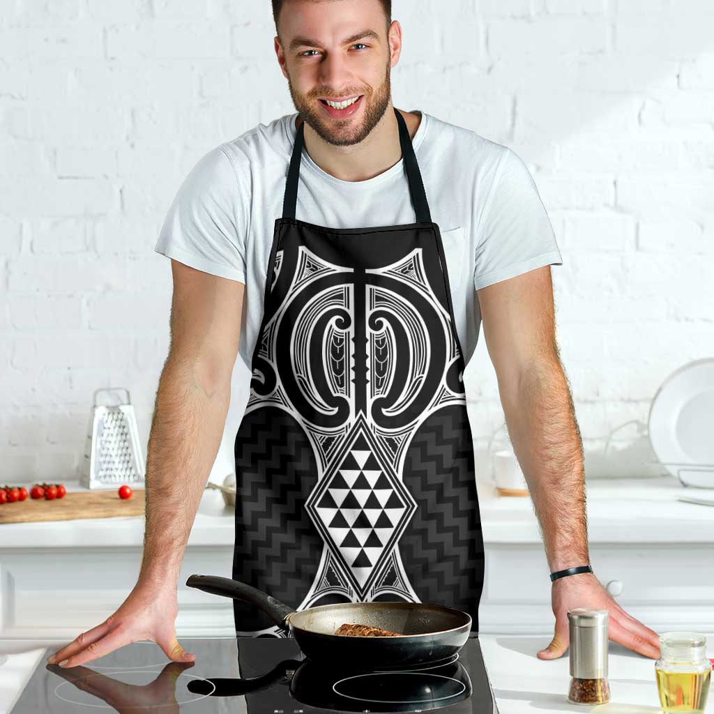 Ma Maori Ta Moko Poutama Art Apron - Polynesian Pride