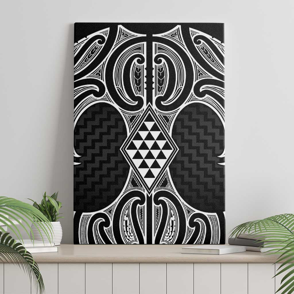 Ma Maori Ta Moko Poutama Art Canvas Wall Art