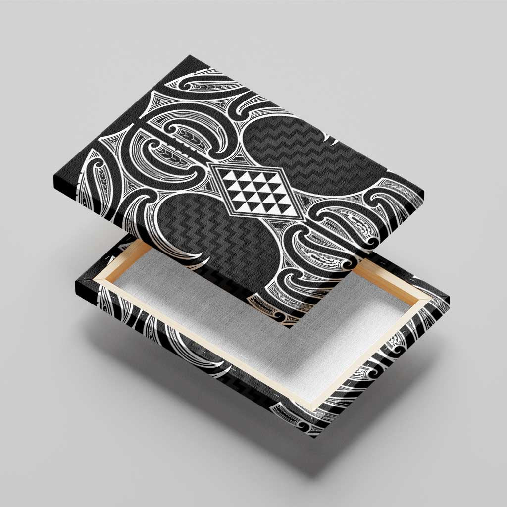 Ma Maori Ta Moko Poutama Art Canvas Wall Art