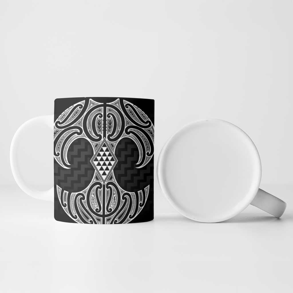 Ma Maori Ta Moko Poutama Art Ceramic Mug - Polynesian Pride