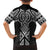 Ma Maori Ta Moko Poutama Art Family Matching Off The Shoulder Long Sleeve Dress and Hawaiian Shirt