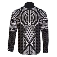 Ma Maori Ta Moko Poutama Art Family Matching Summer Maxi Dress and Hawaiian Shirt