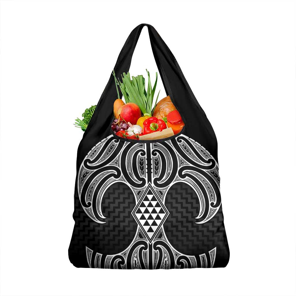 Ma Maori Ta Moko Poutama Art Grocery Bag