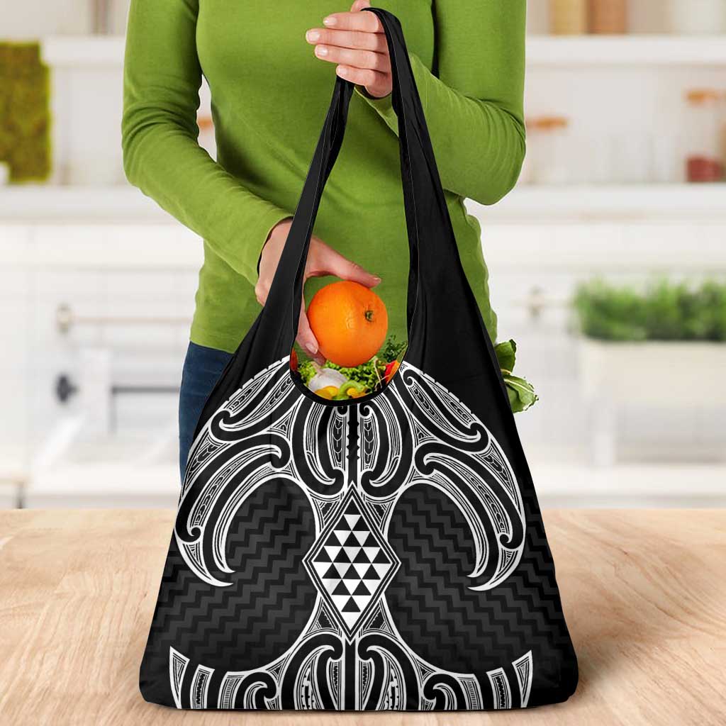 Ma Maori Ta Moko Poutama Art Grocery Bag