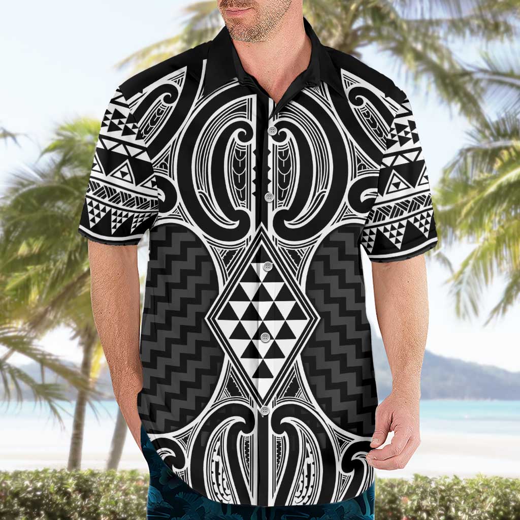 Ma Maori Ta Moko Poutama Art Hawaiian Shirt
