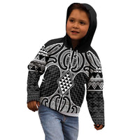 Ma Maori Ta Moko Poutama Art Kid Hoodie