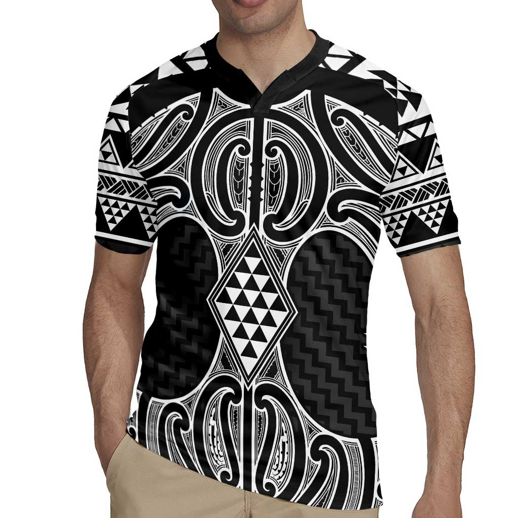 Ma Maori Ta Moko Poutama Art Rugby Jersey LT9 - Polynesian Pride