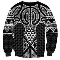 Ma Maori Ta Moko Poutama Art Sweatshirt