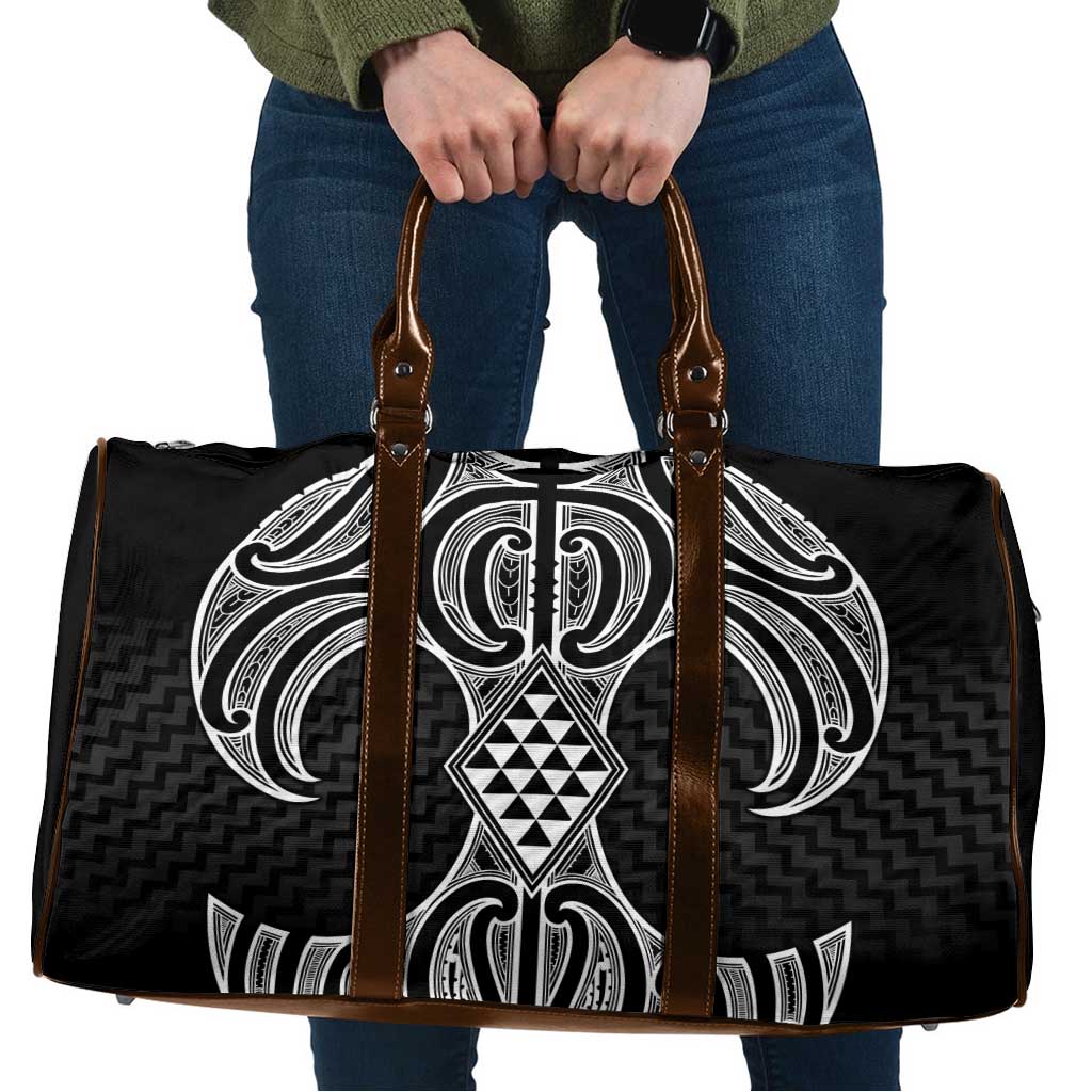 Ma Maori Ta Moko Poutama Art Travel Bag - Polynesian Pride