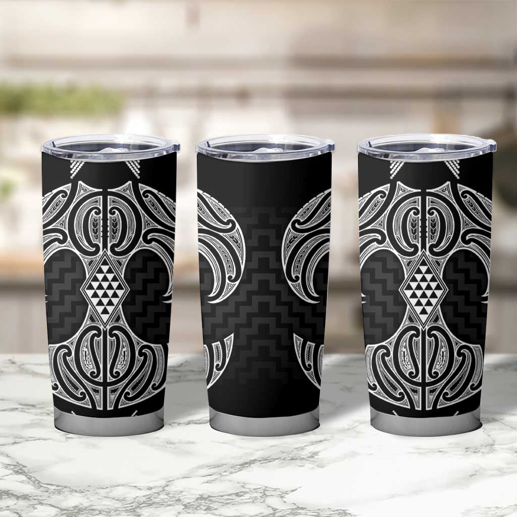 Ma Maori Ta Moko Poutama Art Tumbler Cup LT9 - Polynesian Pride