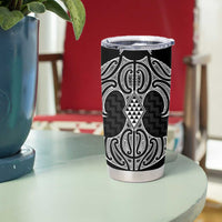 Ma Maori Ta Moko Poutama Art Tumbler Cup LT9 - Polynesian Pride