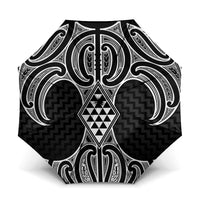 Ma Maori Ta Moko Poutama Art Umbrella - Polynesian Pride