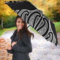 Ma Maori Ta Moko Poutama Art Umbrella - Polynesian Pride