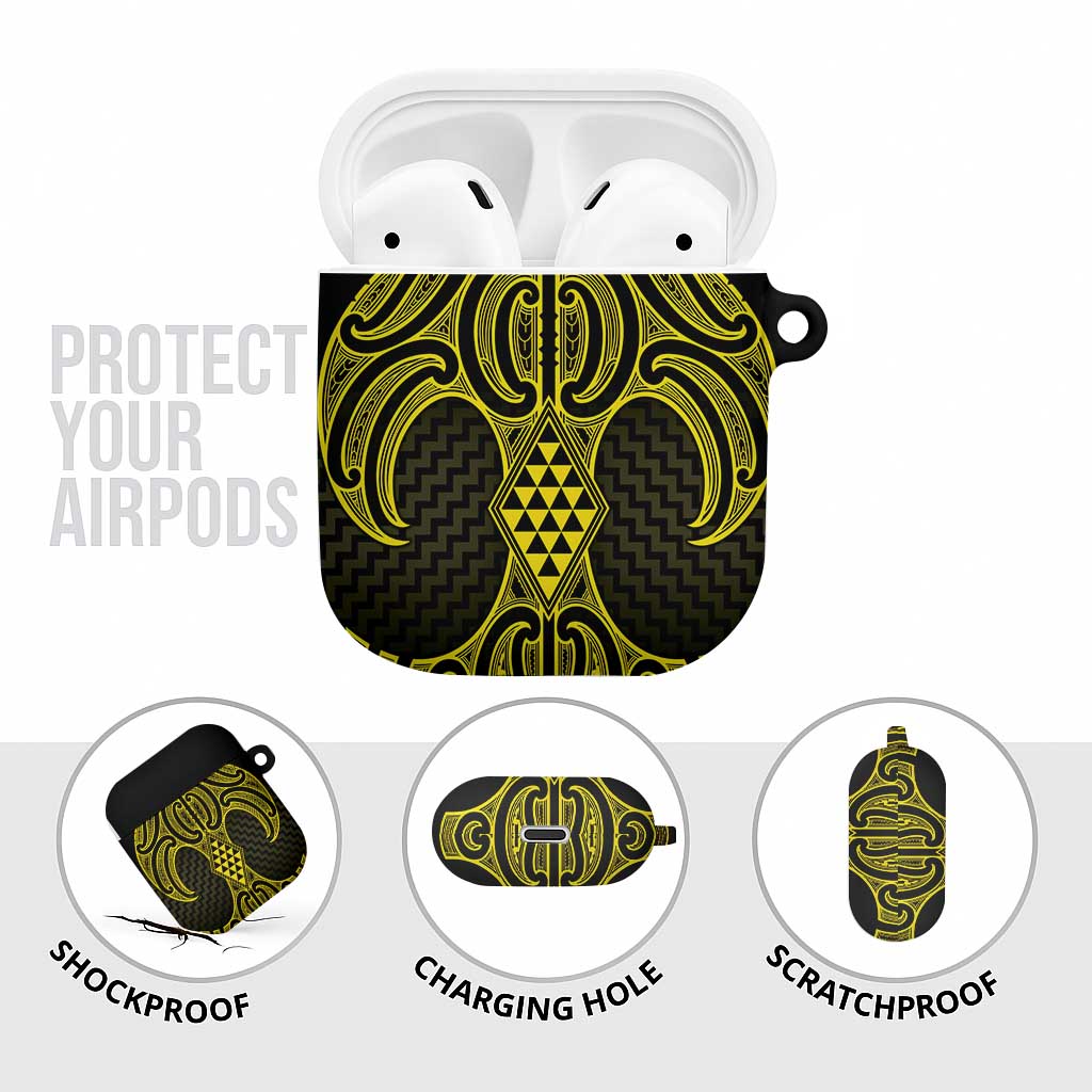 Mahi-dawg Maori Ta Moko Poutama Art AirPods Case - Polynesian Pride