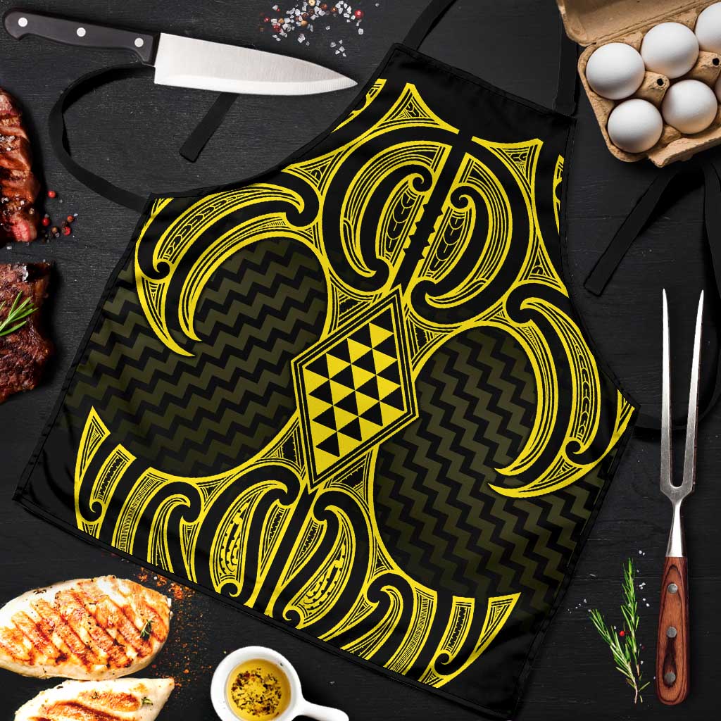 Mahi-dawg Maori Ta Moko Poutama Art Apron - Polynesian Pride