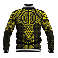 Mahi-dawg Maori Ta Moko Poutama Art Baseball Jacket LT9 - Polynesian Pride