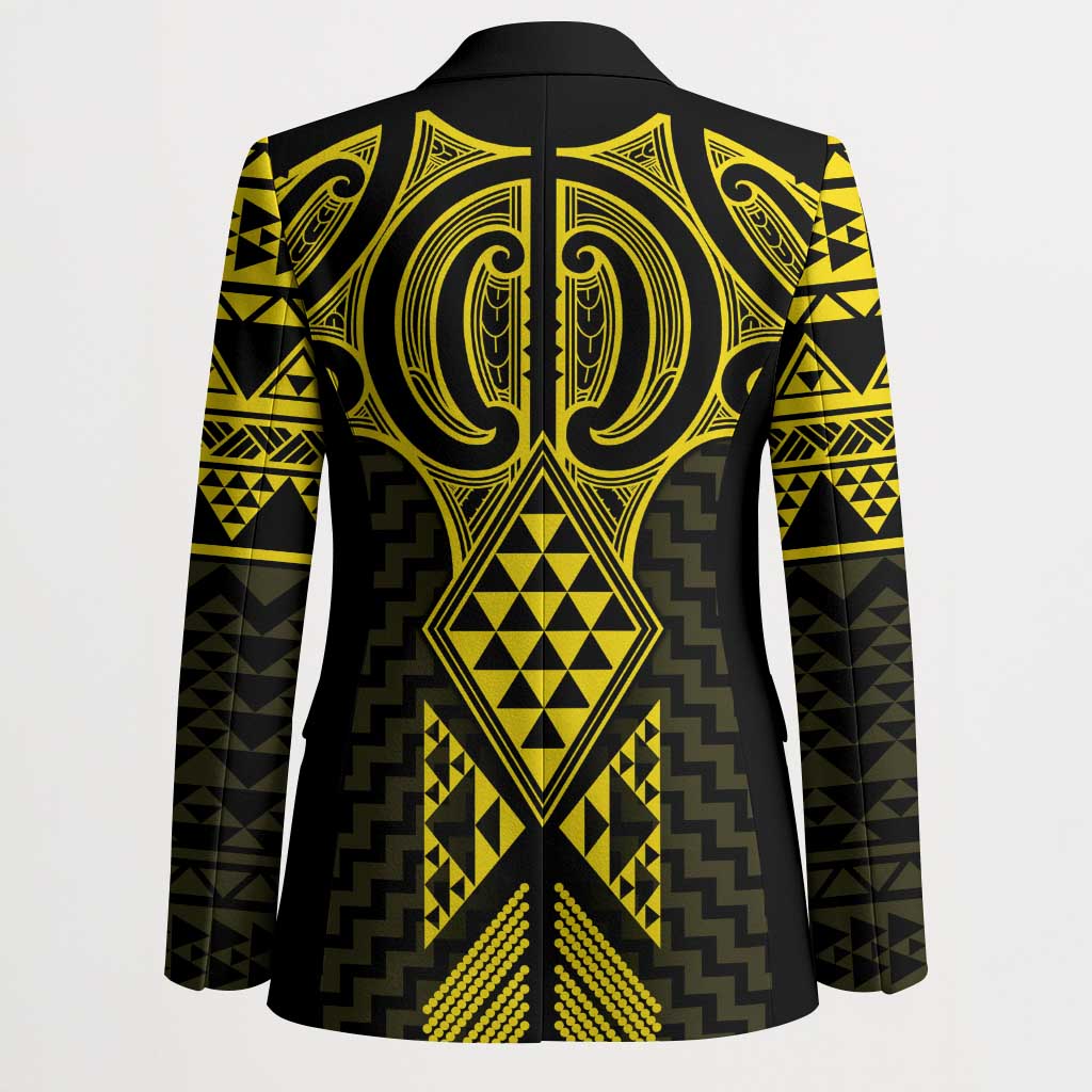 Mahi-dawg Maori Ta Moko Poutama Art Blazer LT9 - Polynesian Pride