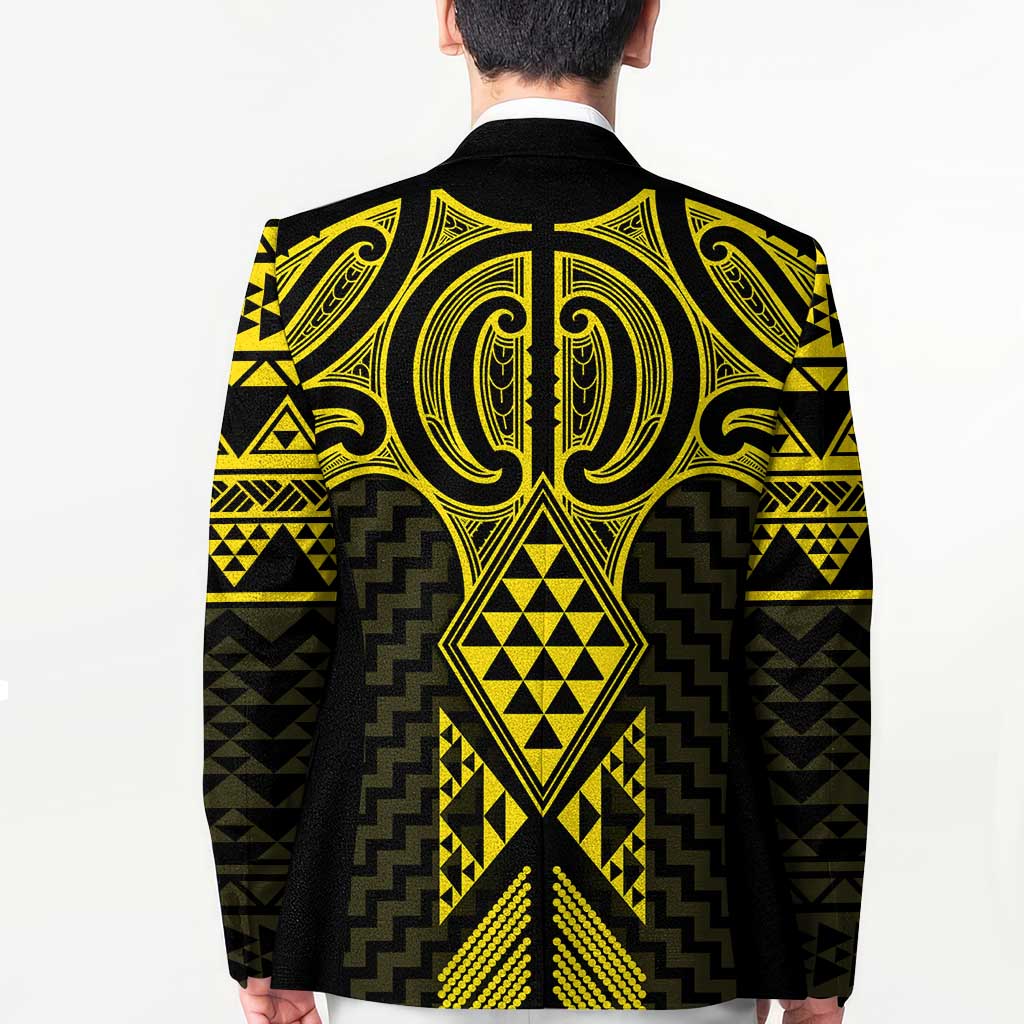 Mahi-dawg Maori Ta Moko Poutama Art Blazer LT9 - Polynesian Pride