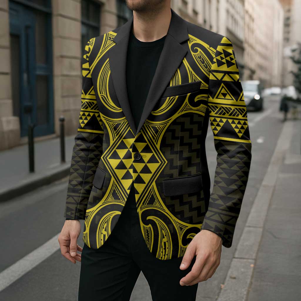 Mahi-dawg Maori Ta Moko Poutama Art Blazer LT9 - Polynesian Pride