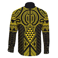 Mahi-dawg Maori Ta Moko Poutama Art Family Matching Tank Maxi Dress and Hawaiian Shirt LT9 - Polynesian Pride