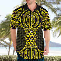 Mahi-dawg Maori Ta Moko Poutama Art Hawaiian Shirt