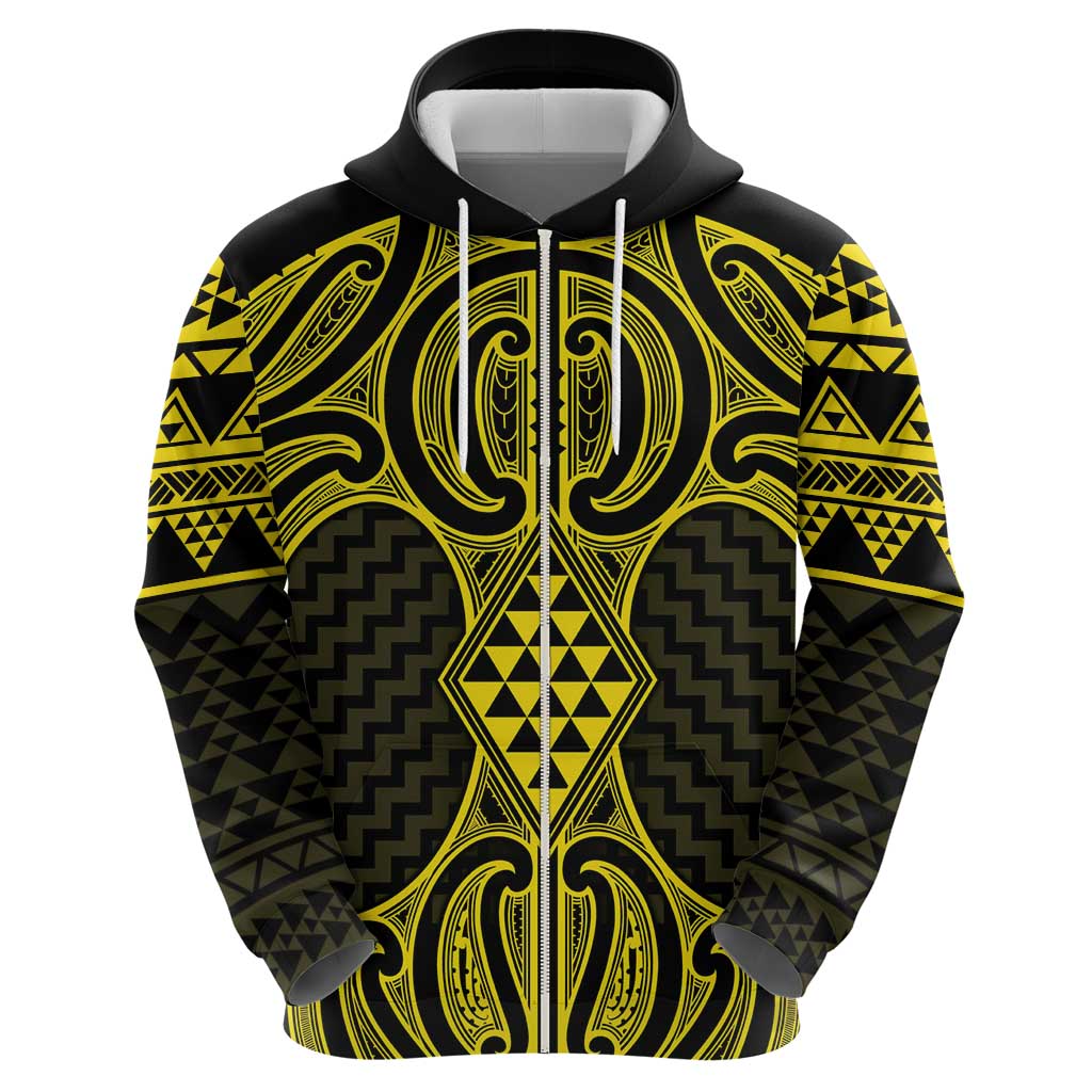 Mahi-dawg Maori Ta Moko Poutama Art Hoodie