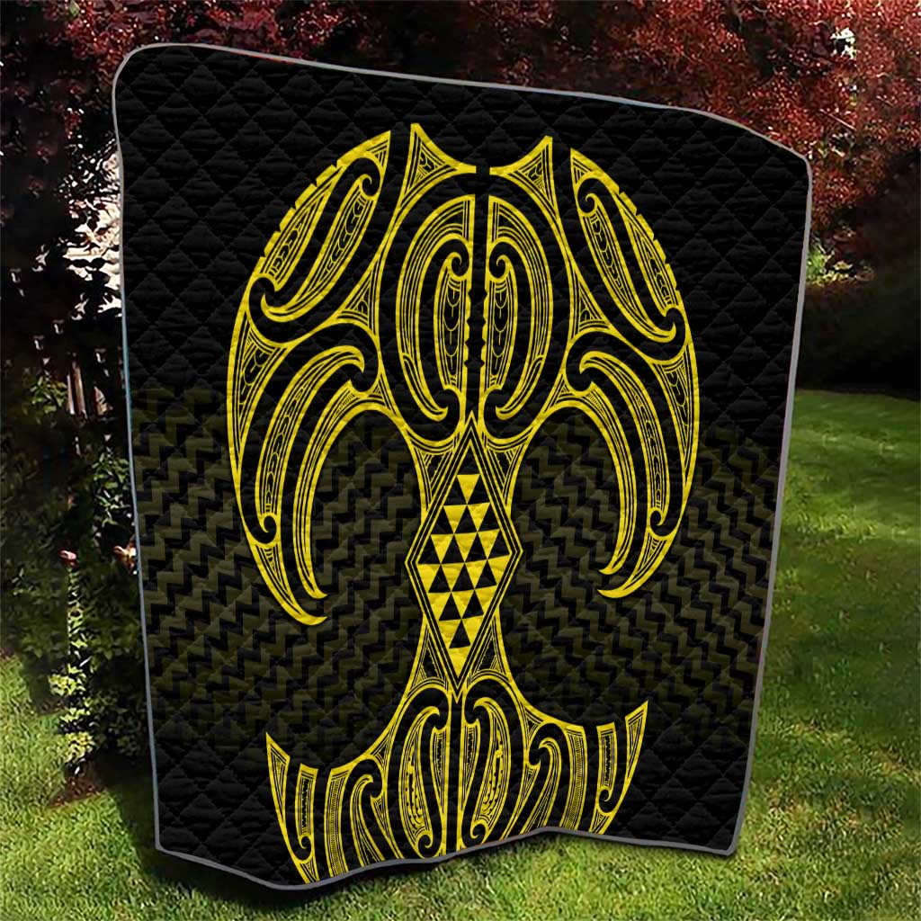 Mahi-dawg Maori Ta Moko Poutama Art Quilt LT9 - Polynesian Pride