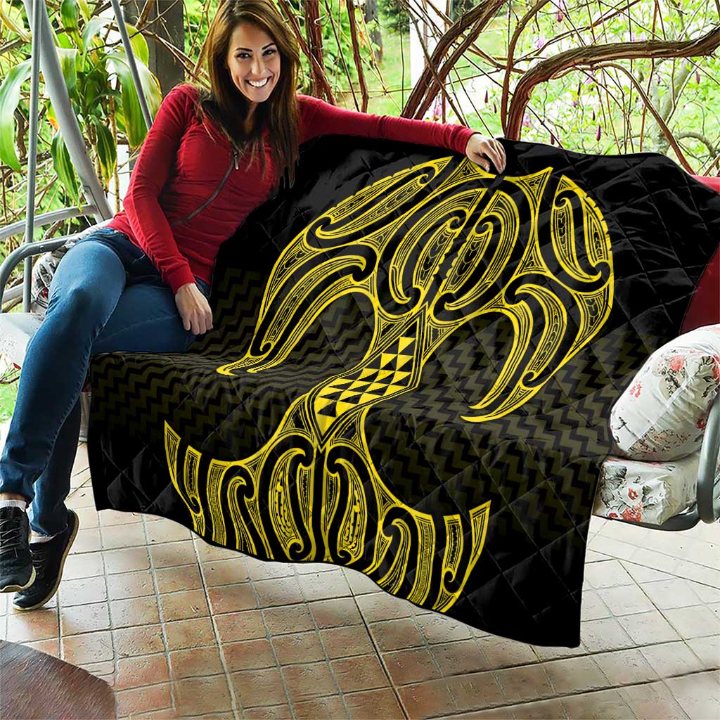 Mahi-dawg Maori Ta Moko Poutama Art Quilt LT9 - Polynesian Pride