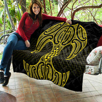 Mahi-dawg Maori Ta Moko Poutama Art Quilt LT9 - Polynesian Pride