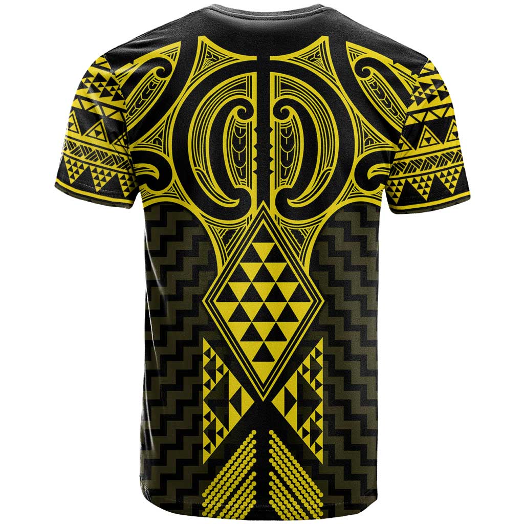 Mahi-dawg Maori Ta Moko Poutama Art T Shirt LT9 - Polynesian Pride
