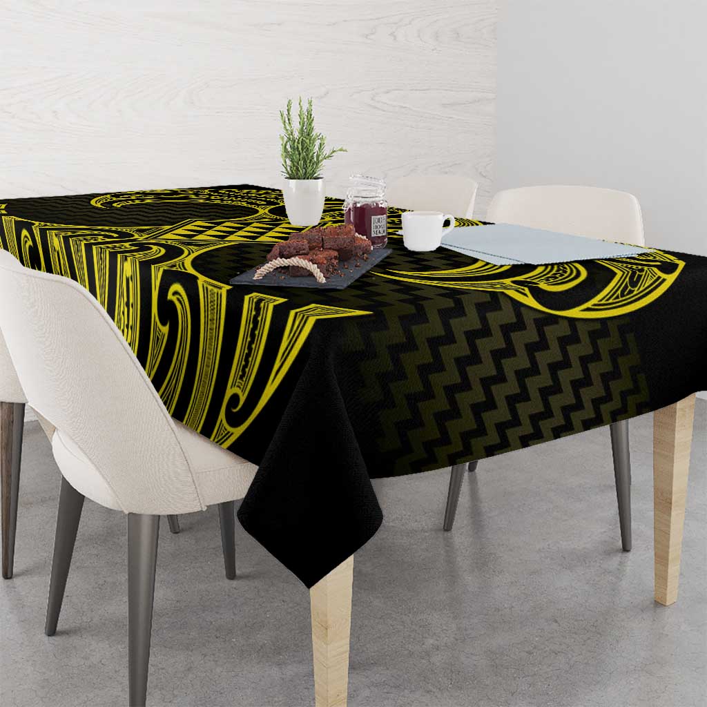 Mahi-dawg Maori Ta Moko Poutama Art Tablecloth LT9 - Polynesian Pride