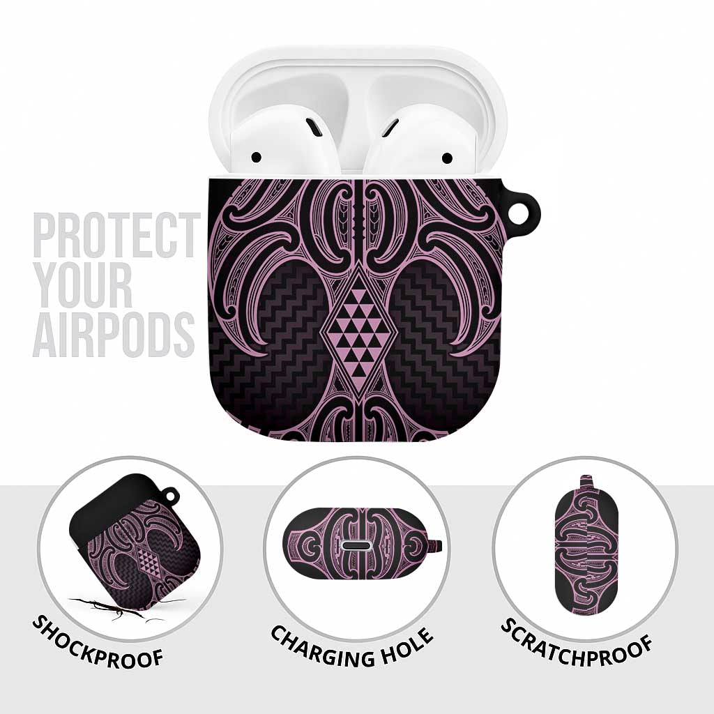 Mawhero Maori Ta Moko Poutama Art AirPods Case - Polynesian Pride