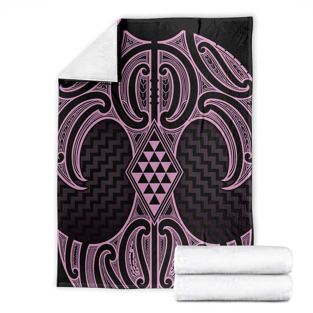 Mawhero Maori Ta Moko Poutama Art Blanket