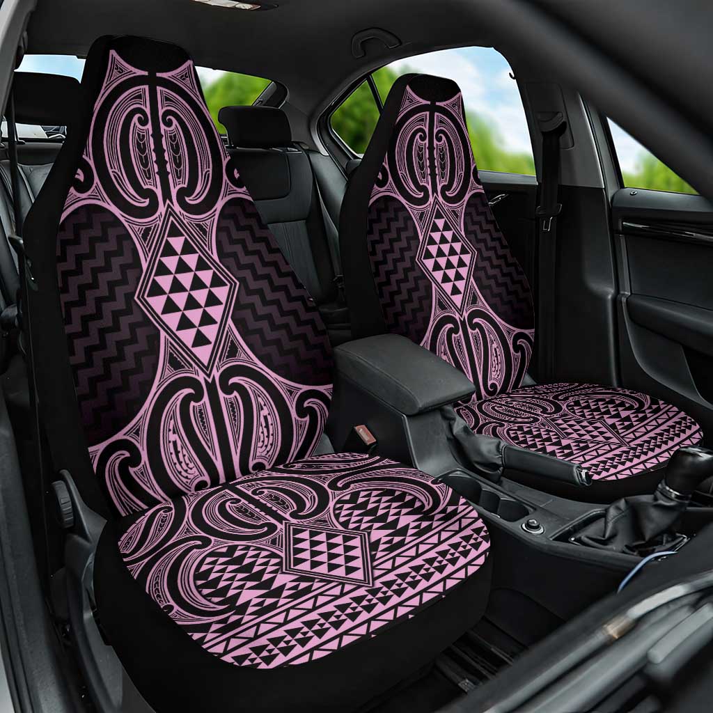 Mawhero Maori Ta Moko Poutama Art Car Seat Cover