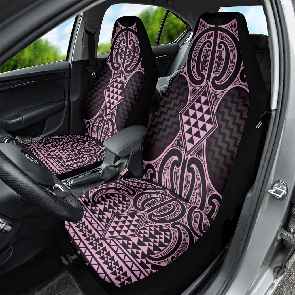 Mawhero Maori Ta Moko Poutama Art Car Seat Cover