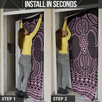 Mawhero Maori Ta Moko Poutama Art Door Cover - Polynesian Pride